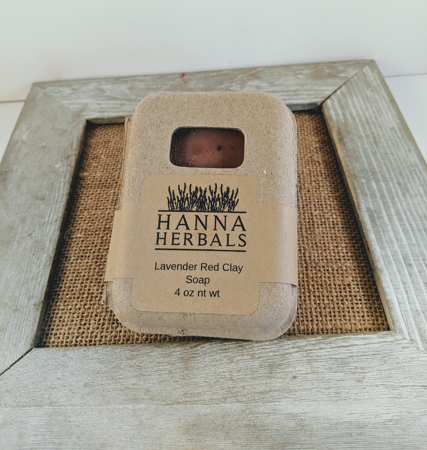 French Lavender and Red Clay Soap - Hanna Herbals