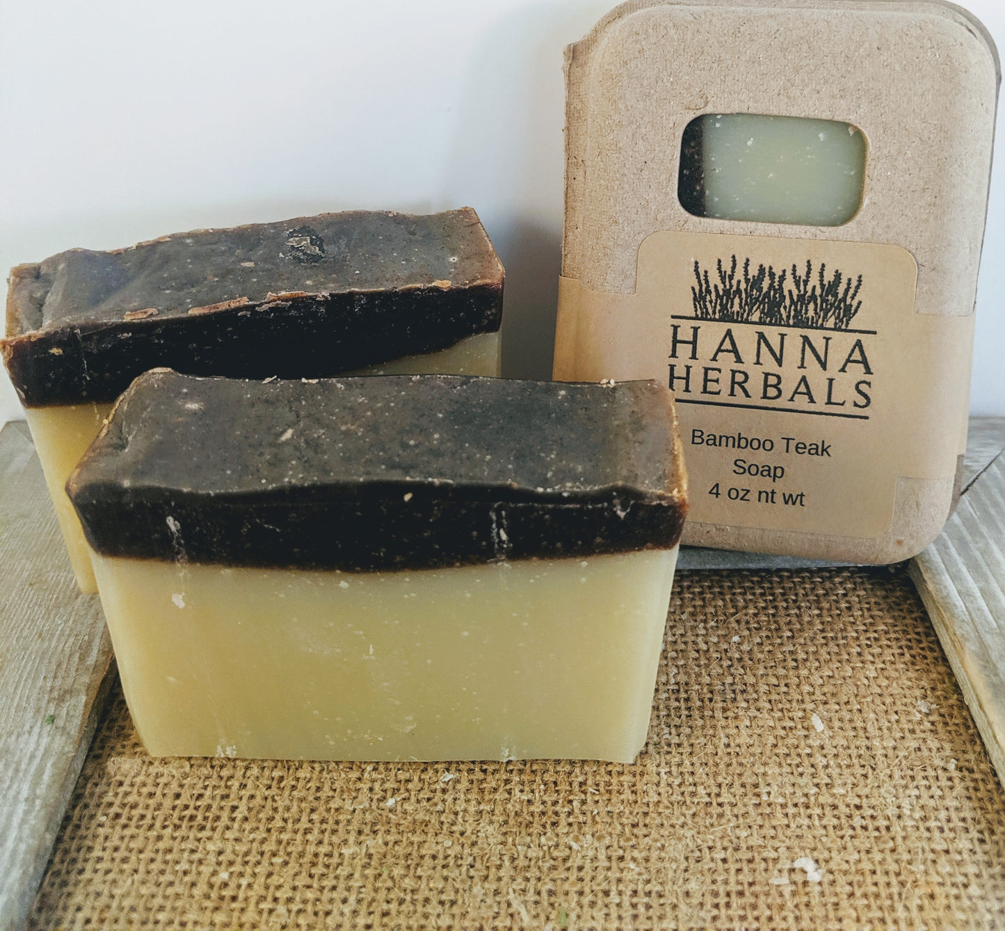 Bamboo Teak With Rose Hips Cold Processed Soap - Hanna Herbals