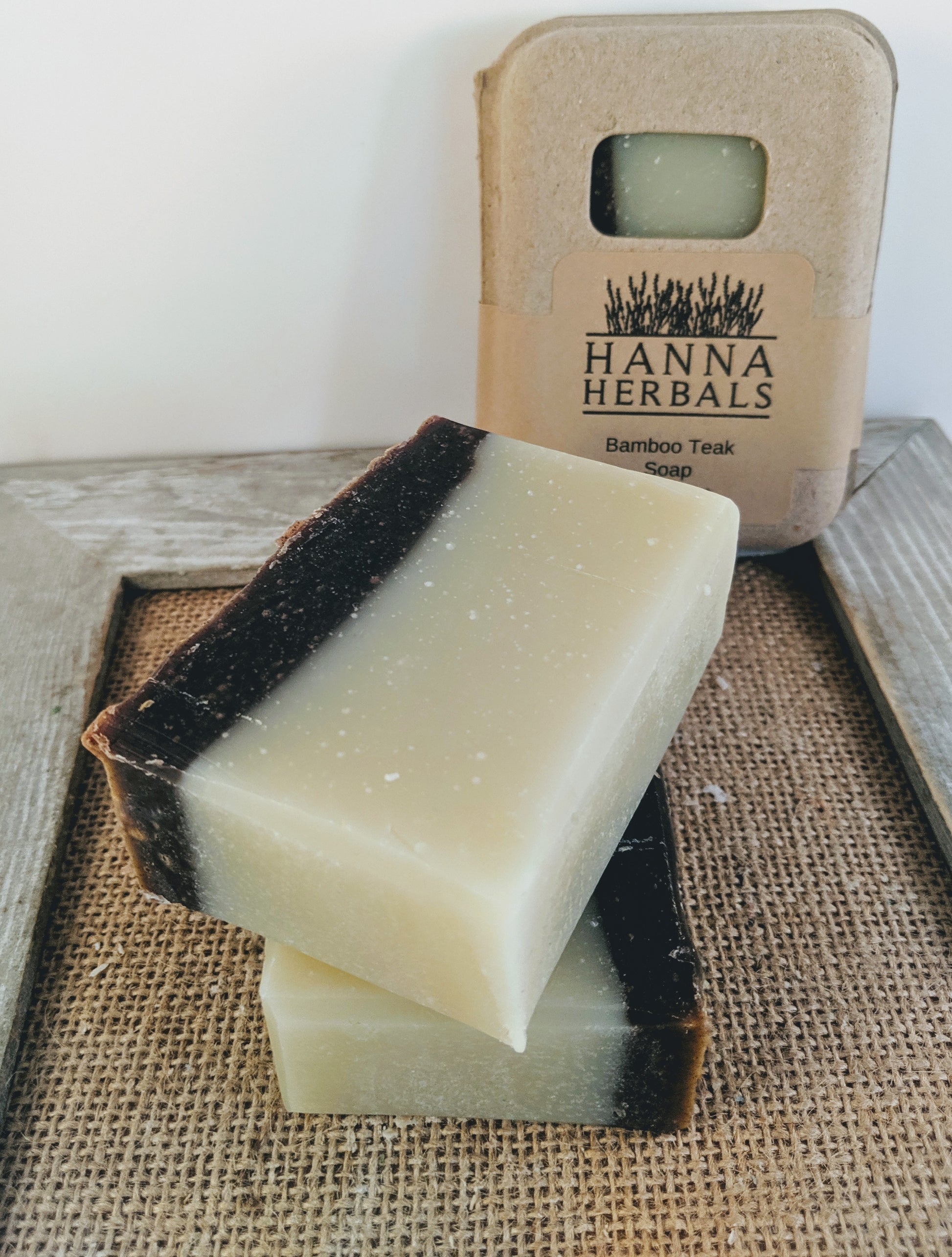 Bamboo Teak With Rose Hips Cold Processed Soap - Hanna Herbals