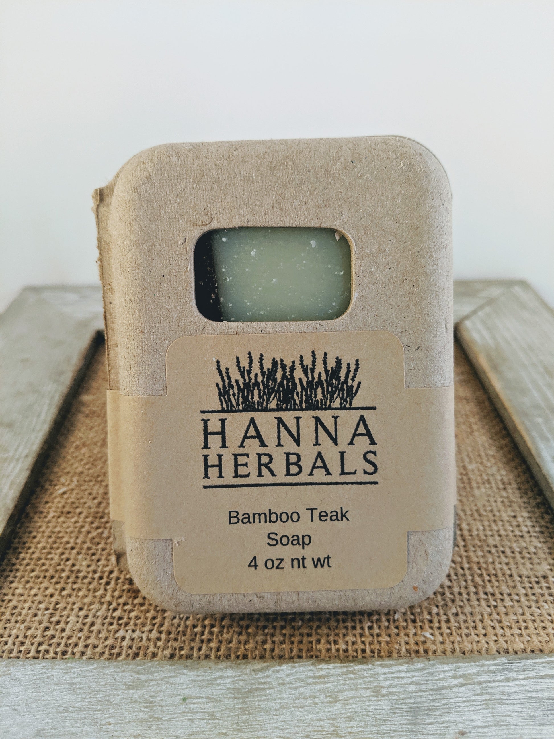 Bamboo Teak With Rose Hips Cold Processed Soap - Hanna Herbals