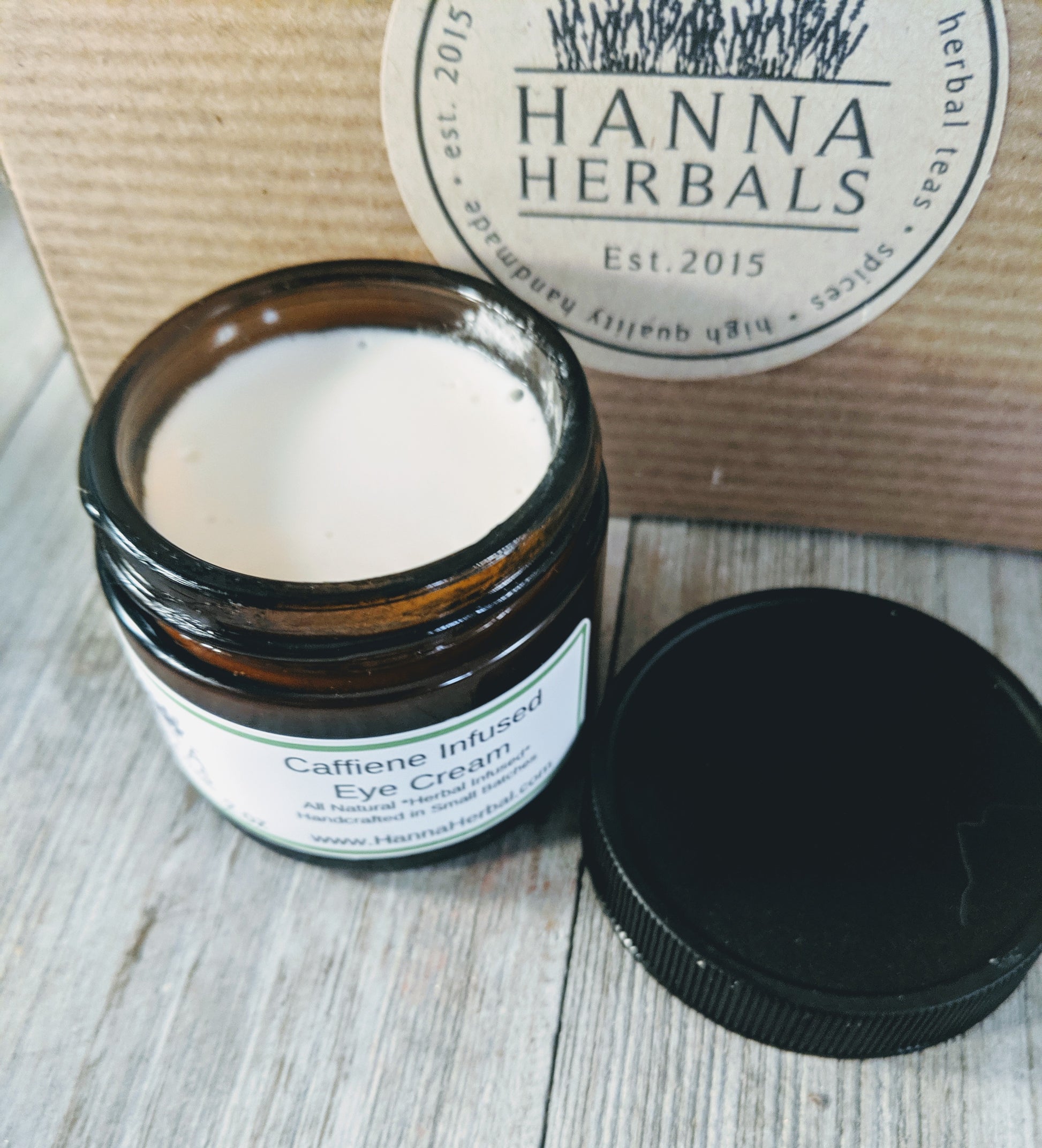 Caffiene Infused Eye Cream - Hanna Herbals