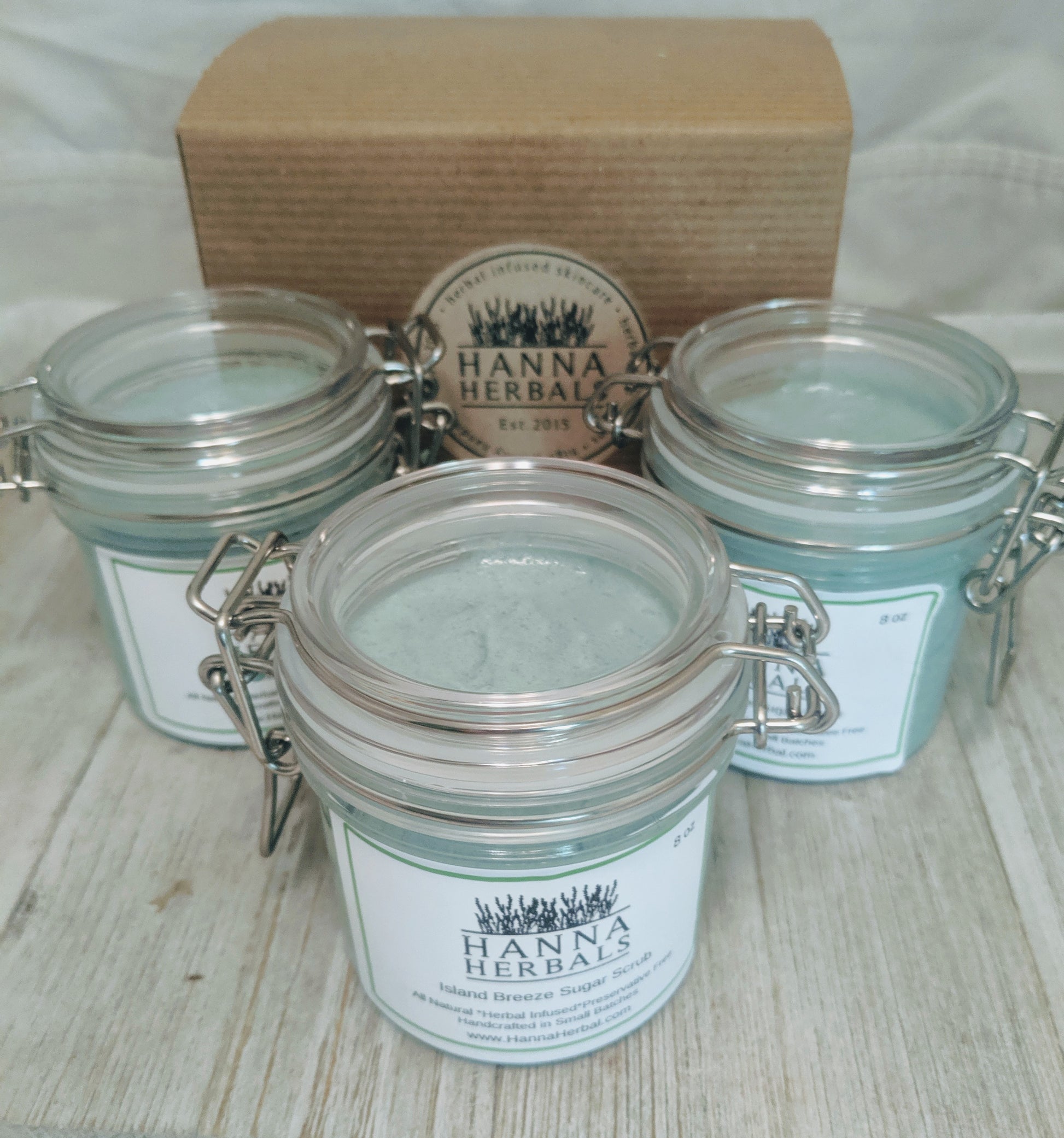 Island Breeze Whipped Sugar Scrub - Hanna Herbals