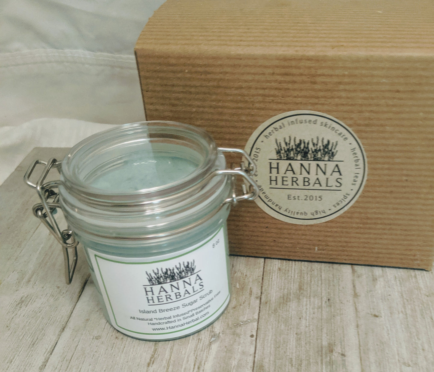 Island Breeze Whipped Sugar Scrub - Hanna Herbals