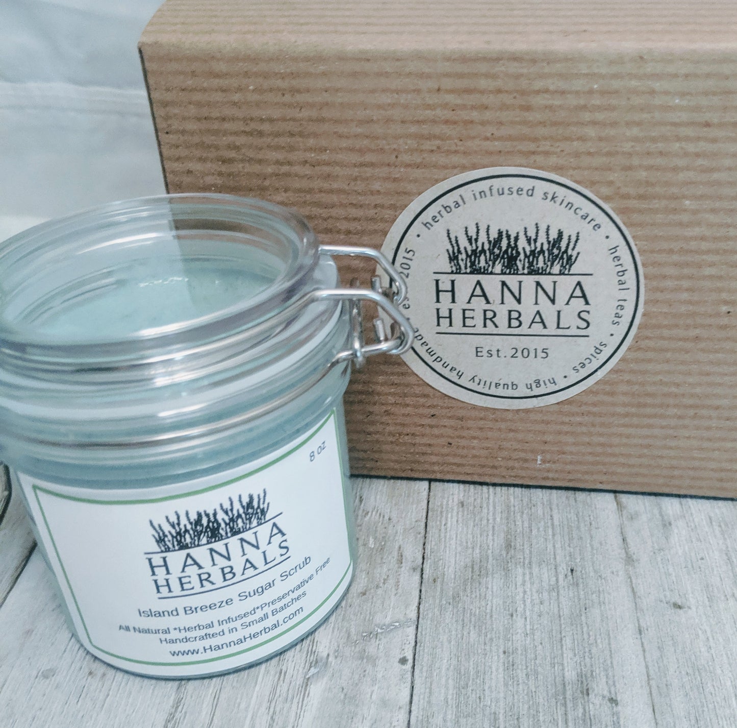 Island Breeze Whipped Sugar Scrub - Hanna Herbals