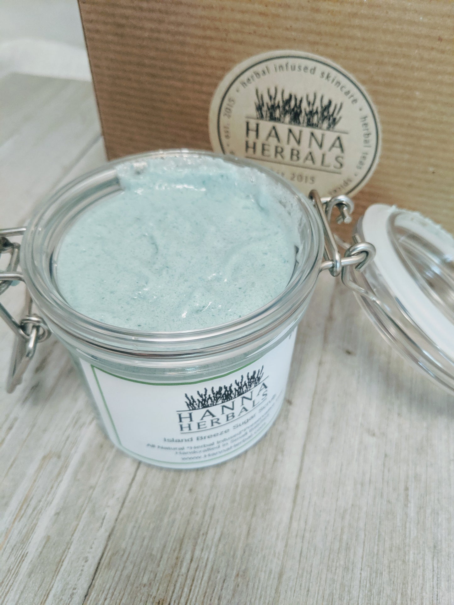 Island Breeze Whipped Sugar Scrub - Hanna Herbals