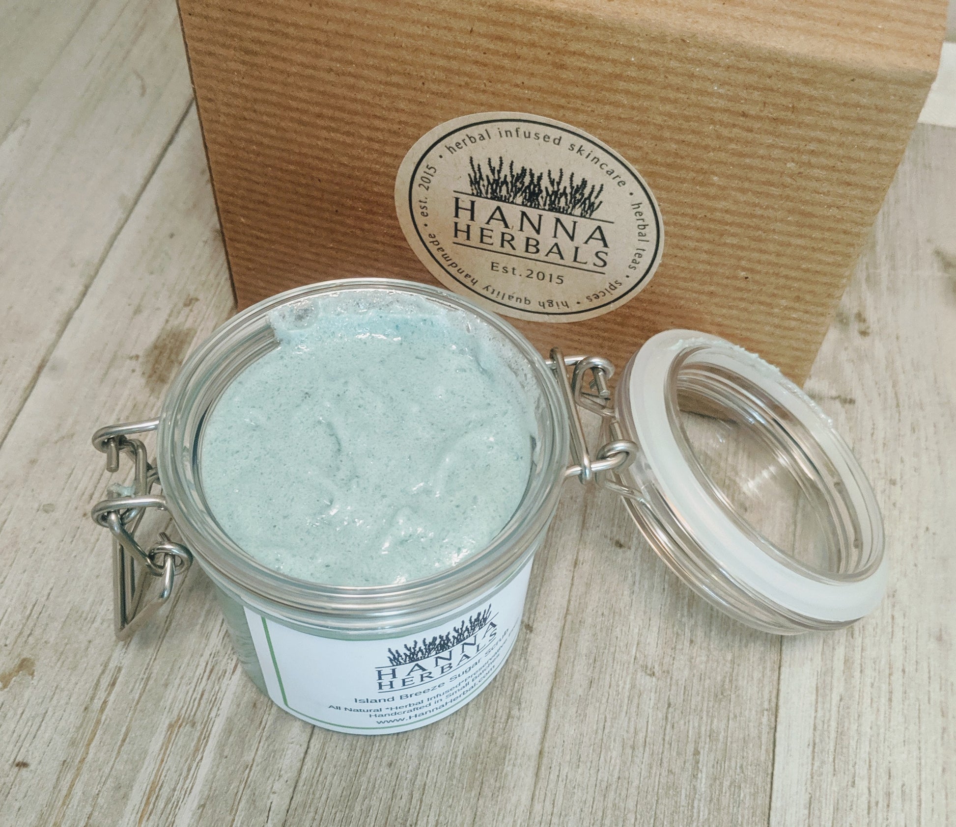 Island Breeze Whipped Sugar Scrub - Hanna Herbals