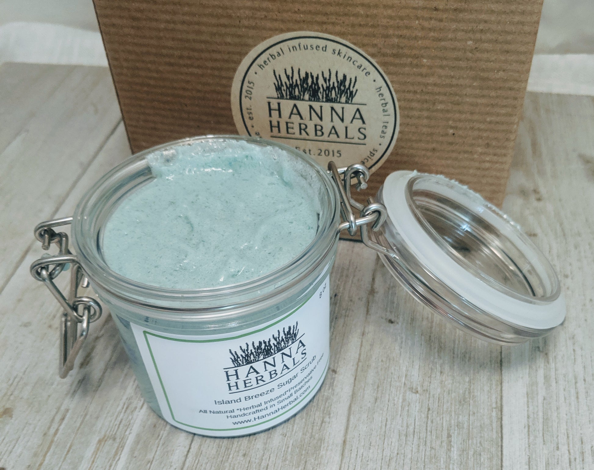 Island Breeze Whipped Sugar Scrub - Hanna Herbals