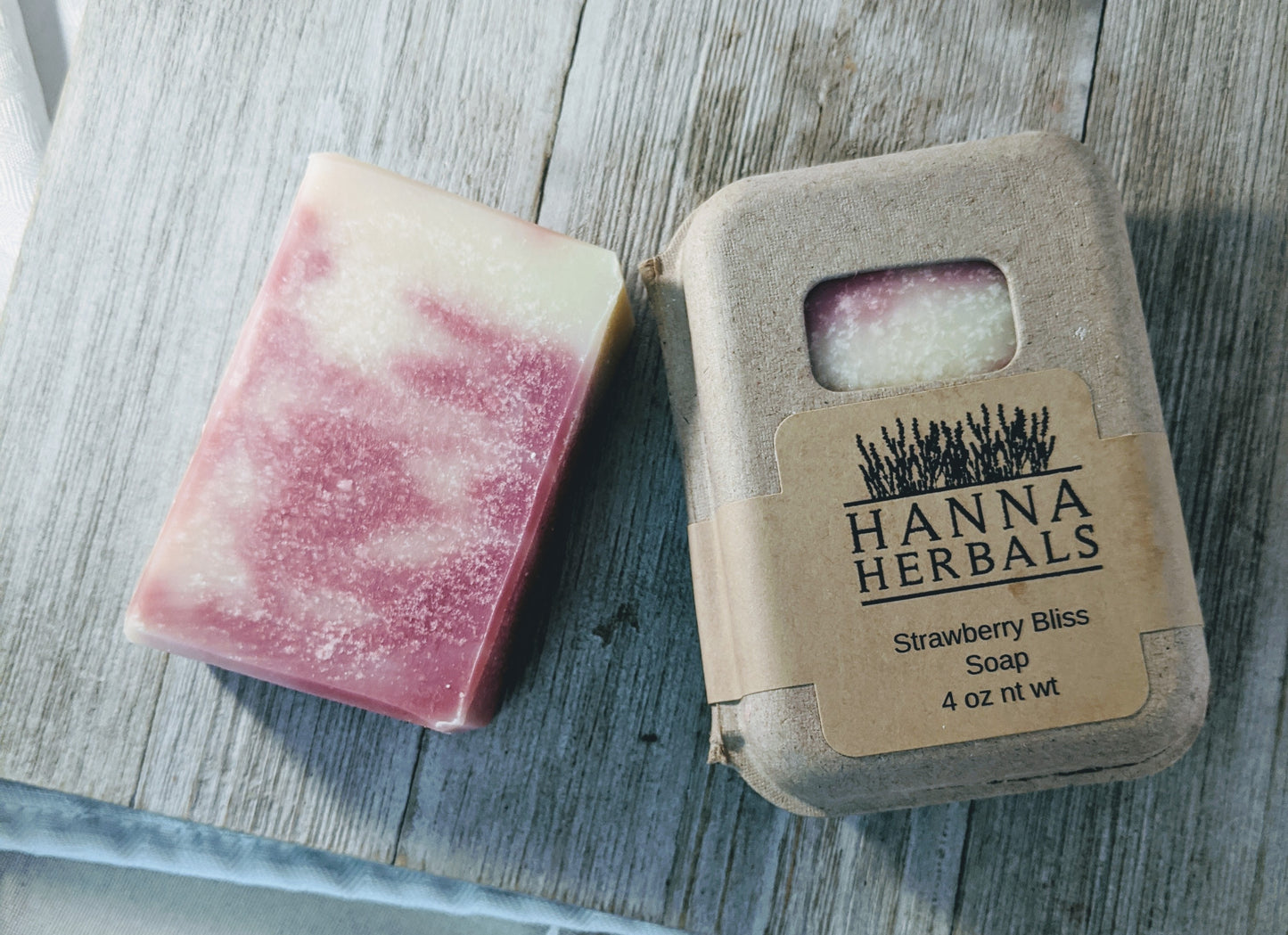 Strawberry Bliss Soap - Hanna Herbals