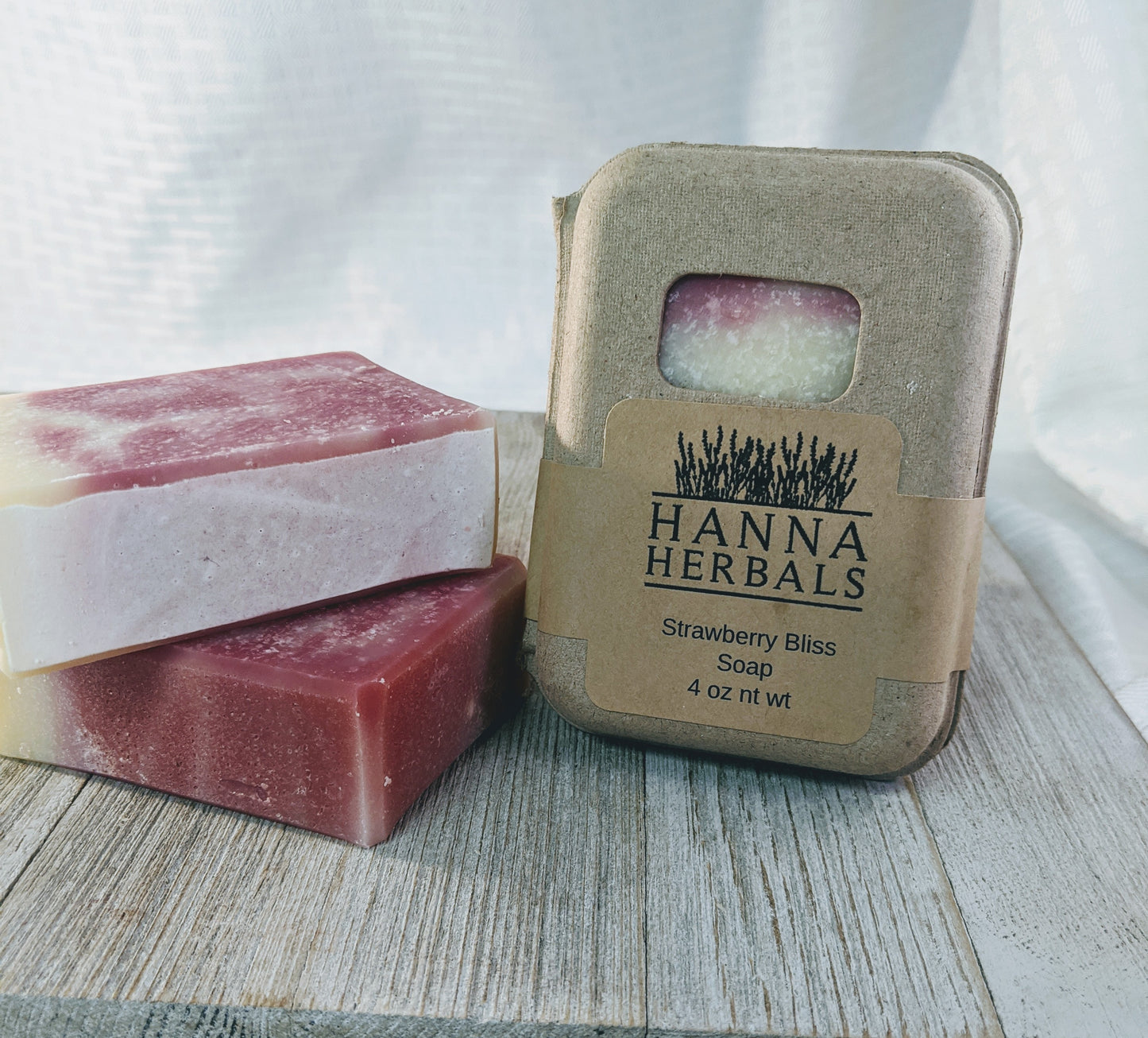 Strawberry Bliss Soap - Hanna Herbals