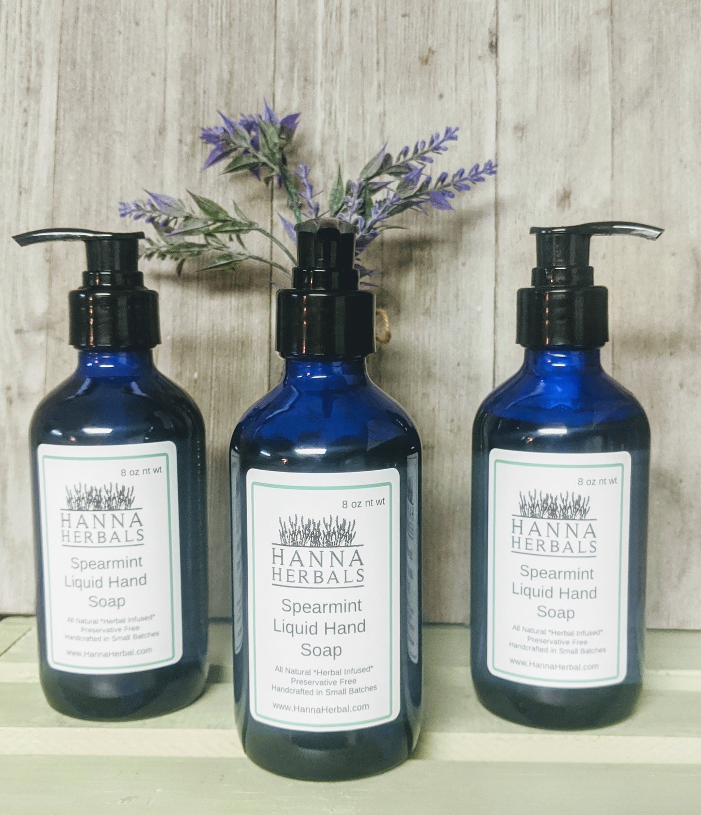 Spearmint Liquid Hand Soap - Hanna Herbals