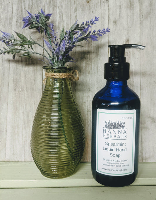 Spearmint Liquid Hand Soap - Hanna Herbals