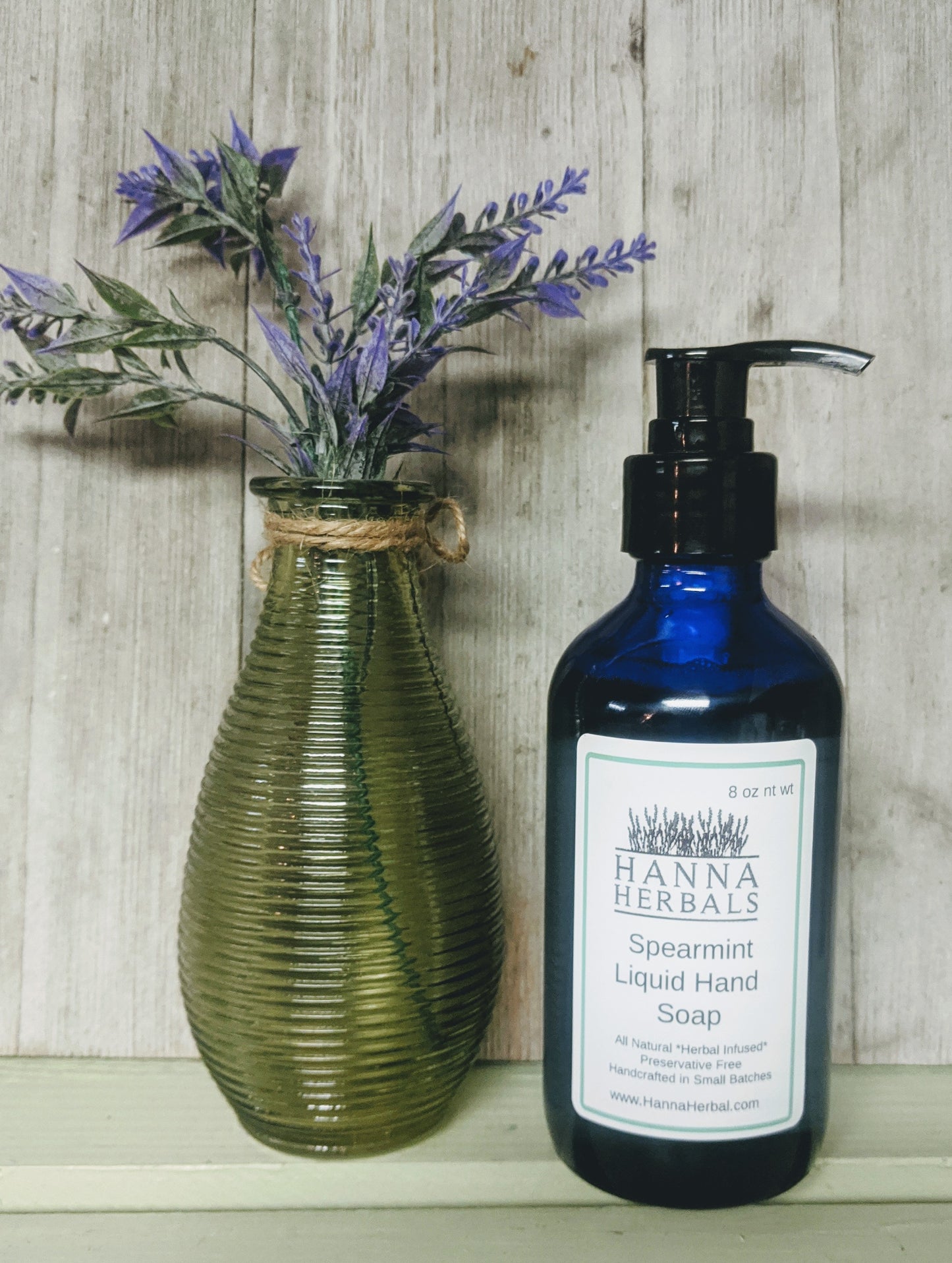 Spearmint Liquid Hand Soap - Hanna Herbals