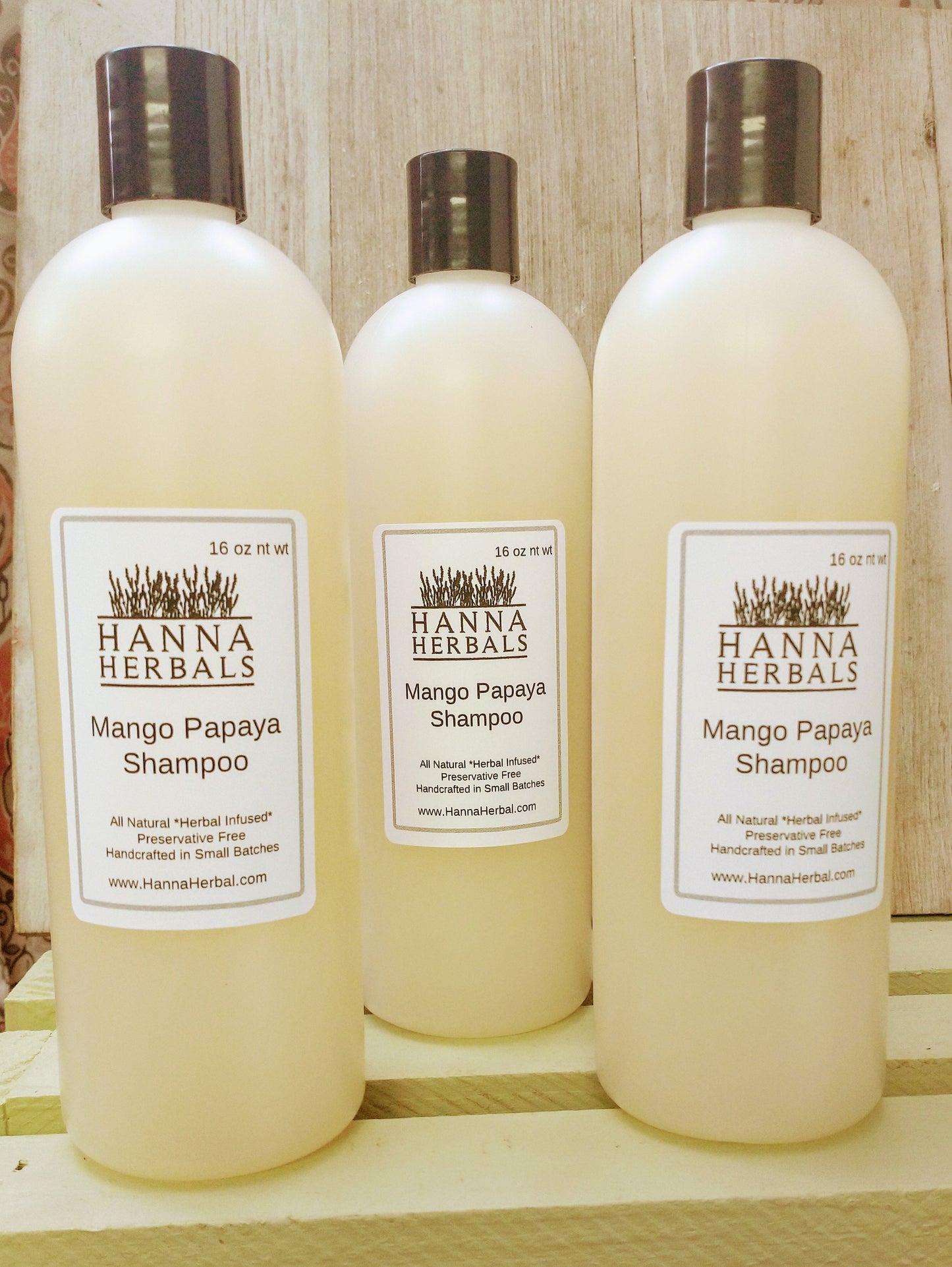 Mango and Papaya Shampoo and Conditioner - Hanna Herbals