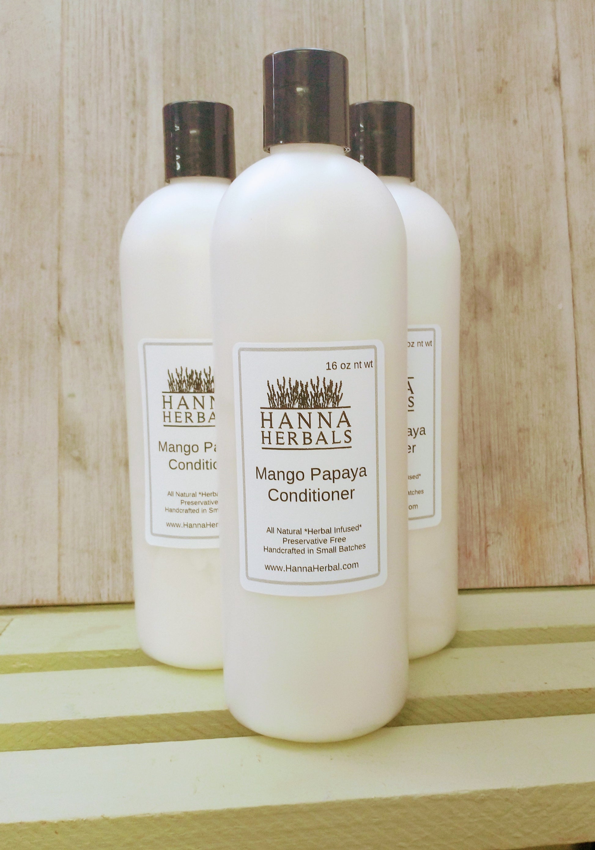 Mango and Papaya Shampoo and Conditioner - Hanna Herbals