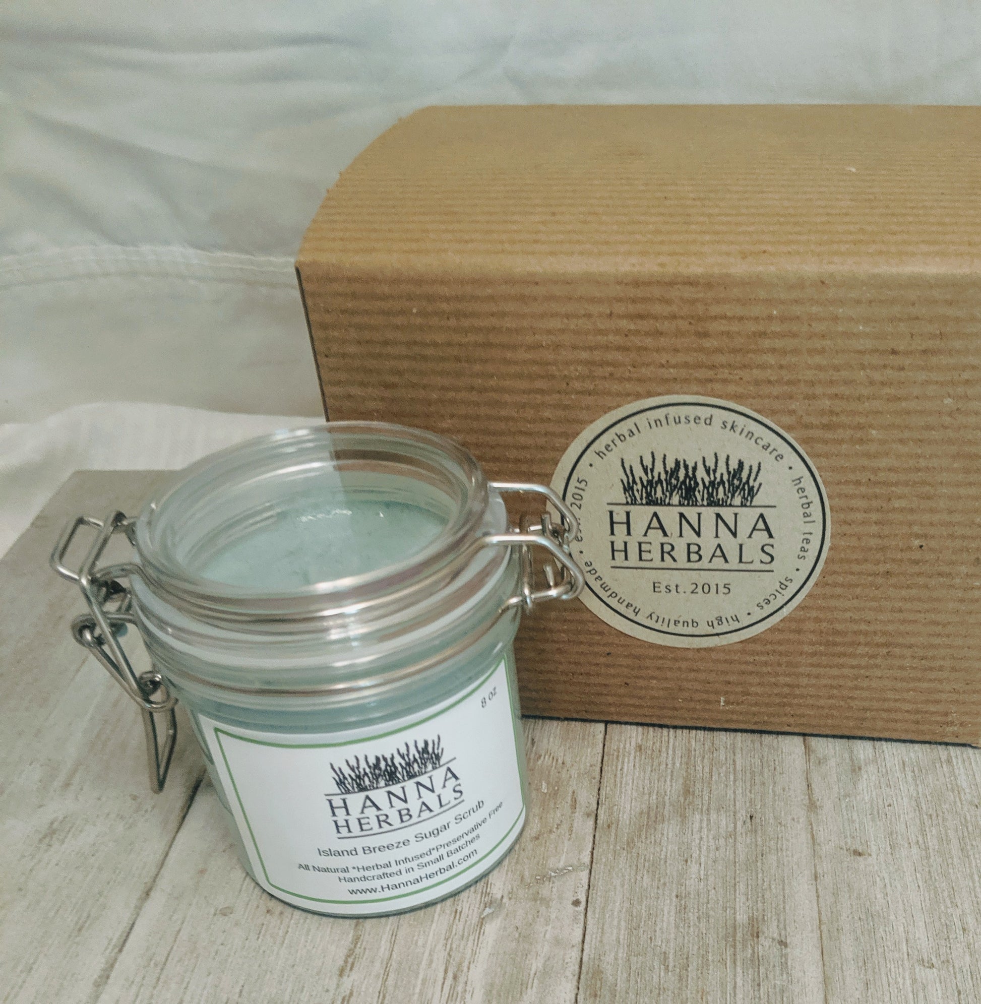 Island Breeze Whipped Sugar Scrub - Hanna Herbals