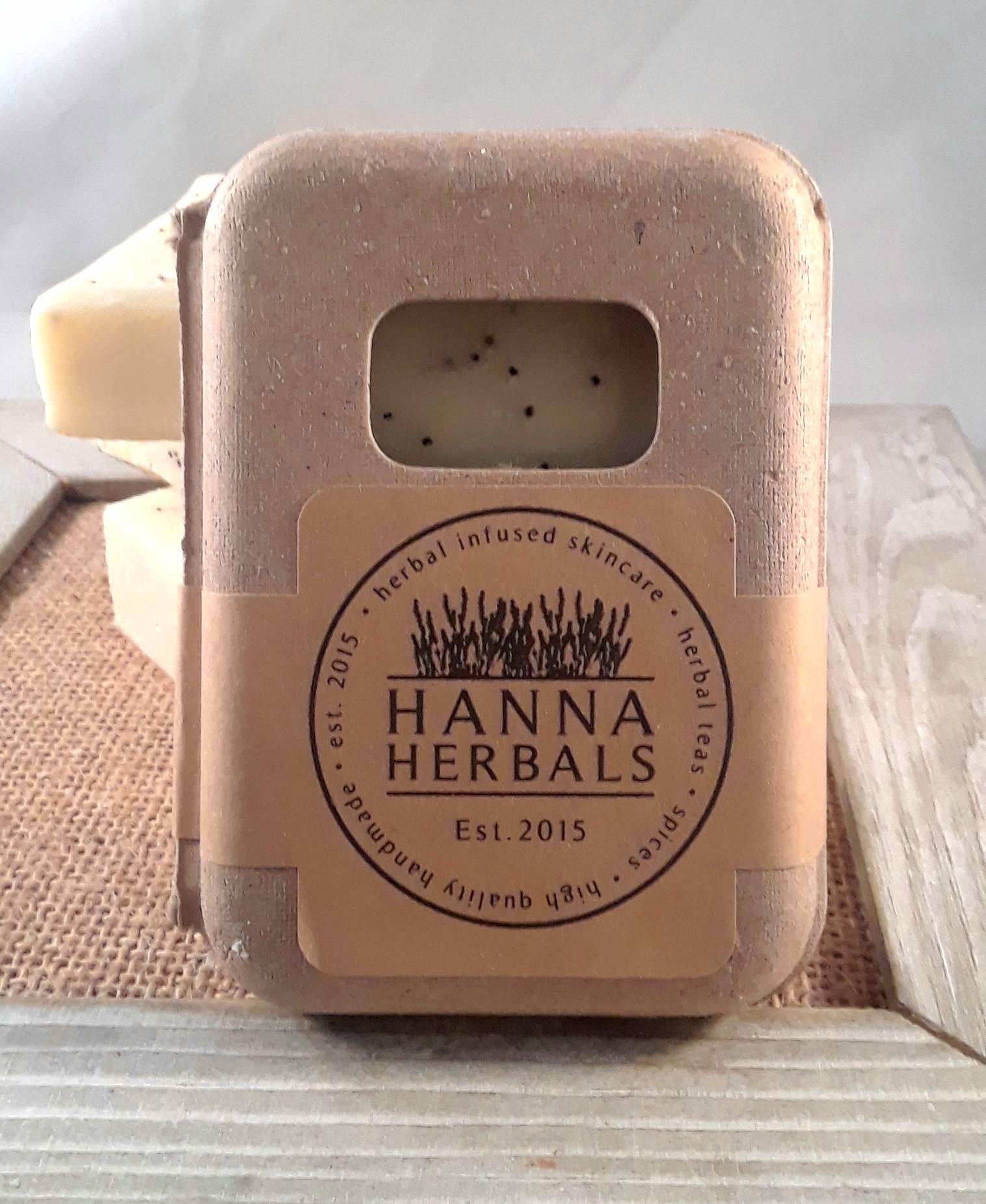 Lemon Poppyseed Soap - Hanna Herbals