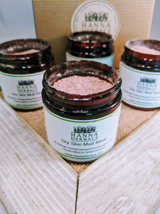 Dry Skin Mud Mask - Hanna Herbals