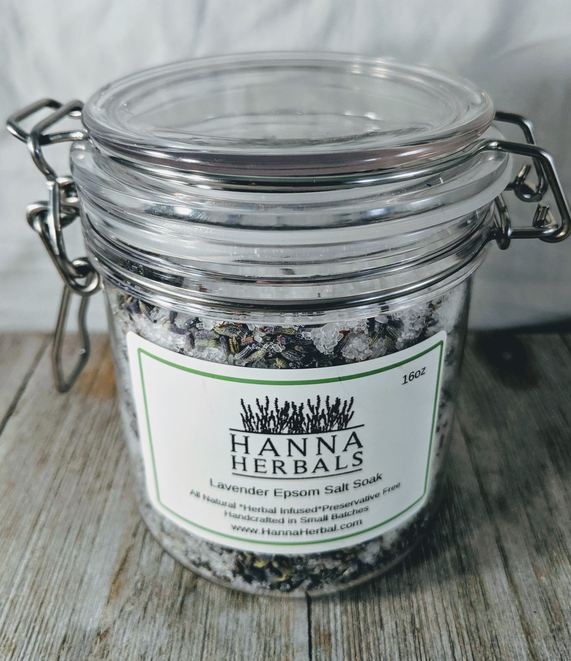 Lavender and Epsom Bath Salts - Hanna Herbals