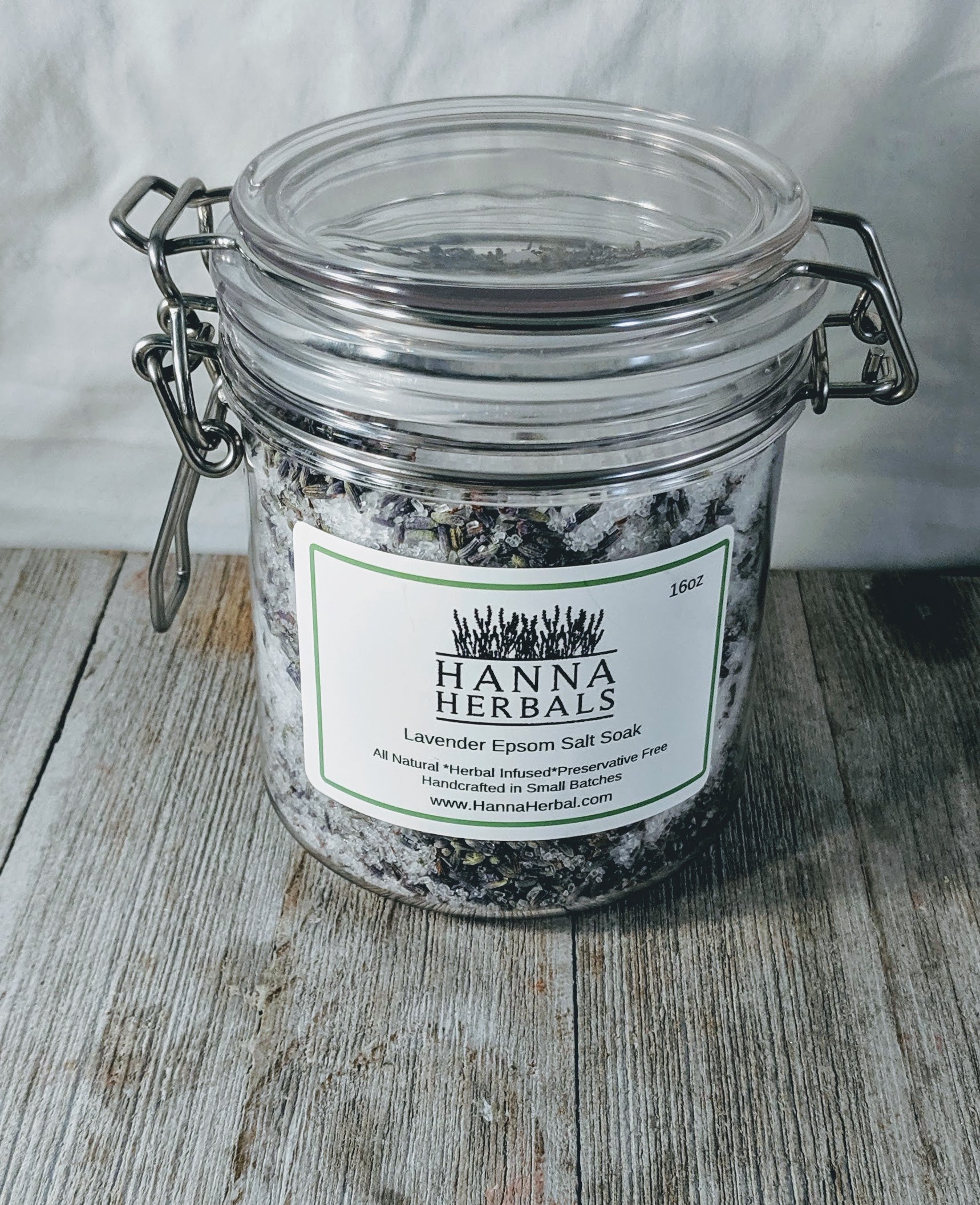 Lavender and Epsom Bath Salts - Hanna Herbals